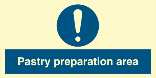 Pastry preparation area
