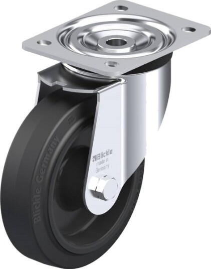 Blickle 43059 L-Poev 160R Hjul - Hjuldiameter 160 Mm, Bæreevne (Maks.) 400 Kg, 1 Stk