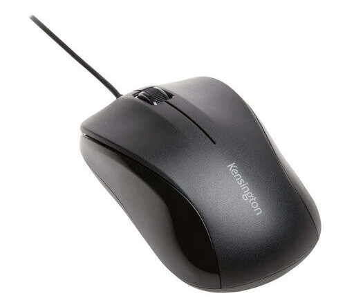 Kensington ValuMouse Kablet Mus med 3 knapper - Svart - Optisk 1000 dpi