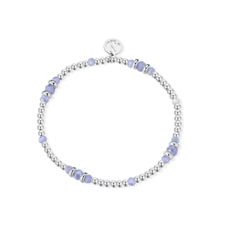 Nora Norway Elly El. Bracelet Silver Blue Nora Norway Elly El. Bracelet Silver Blue