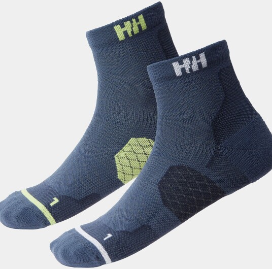 Helly Hansen Trail Sokker 2pk Blå 45 47 Hvit45 47
