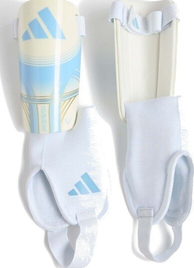adidas Leggbeskyttere Messi Match El Ultimo Tango Off white/Blå/Gull Metallisk Barn størrelse M