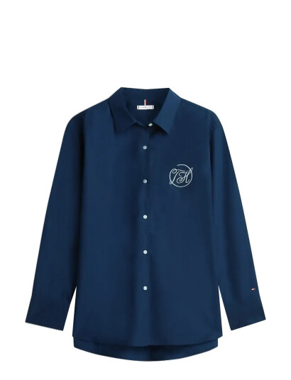 Tommy Hilfiger Cotton Easy Shirt Navy 36 Tommy Hilfiger Cotton Easy Shirt Navy 36