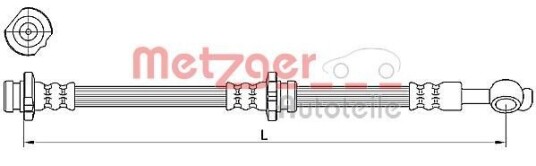 Bremseslange METZGER 4110471