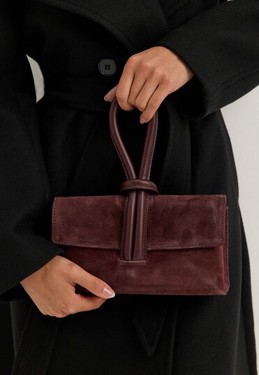 Latalia Barletta Small Suede Bag