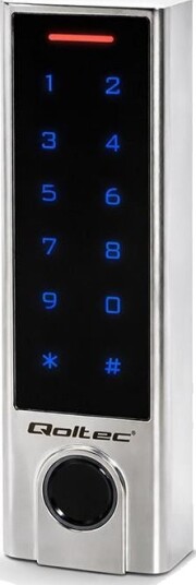 Qoltec Proteus Kodelås Med Fingeravtrykksleser IP68 RFID Nøkkelbrikke Ringeklokke Qoltec Proteus Kodelås Med Fingeravtrykksleser IP68 RFID Nøkkelbrikke Ringeklokke