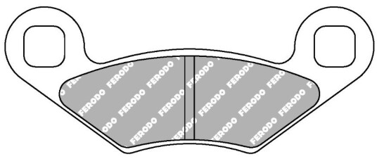 Bremseklosser FERODO FDB2055SG Bremseklosser FERODO FDB2055SG