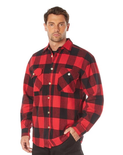 Rothco Classic Lumberjack skjorte Rød