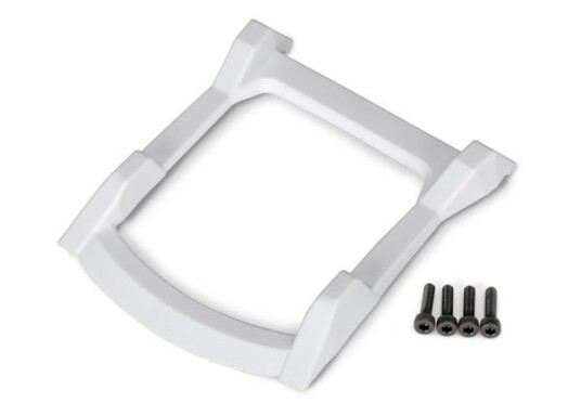 Traxxas TRX-6728A Body Skid Plate Roof White Rustler 4x4