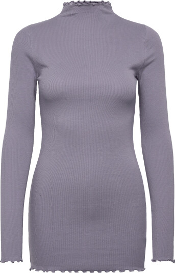 Organic Basics | Core Rib Mock Neck Long Sleeve Dress | XXS