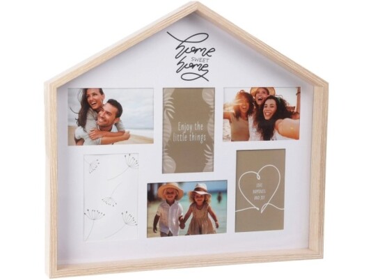Home Styling Collection Husformet fotoramme 70x43 cm Home Styling Collection Husformet fotoramme 70x43 cm