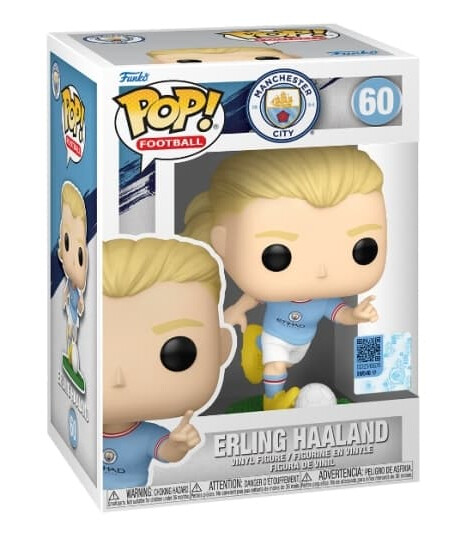 Funko POP Erling Haaland Manchester City Figur Funko POP Erling Haaland Manchester City Figur