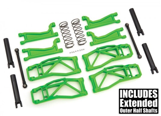 Traxxas 8995G Suspension Kit WideMaxx Green Maxx Traxxas 8995G Suspension Kit WideMaxx Green Maxx