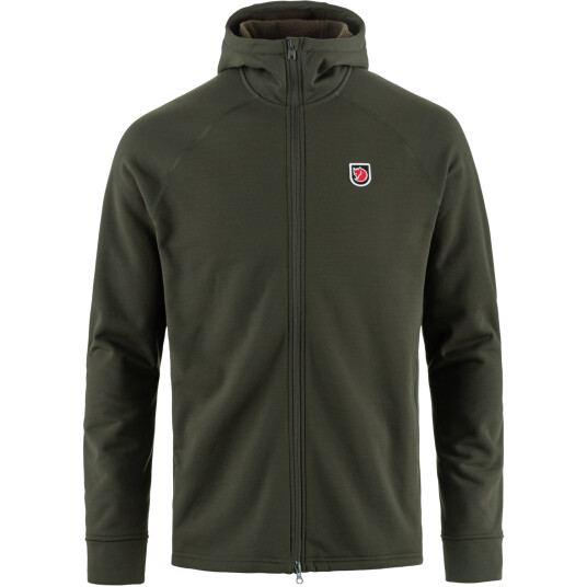 Fjellreven Men's Expedition Fleece Hoodie Deep Forest S