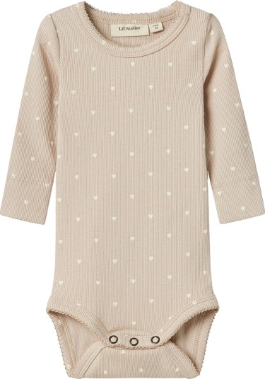 Lil- Atelier Gago Long Sleeve Slim Body Grå 56 Lil- Atelier Gago Long Sleeve Slim Body Grå 56