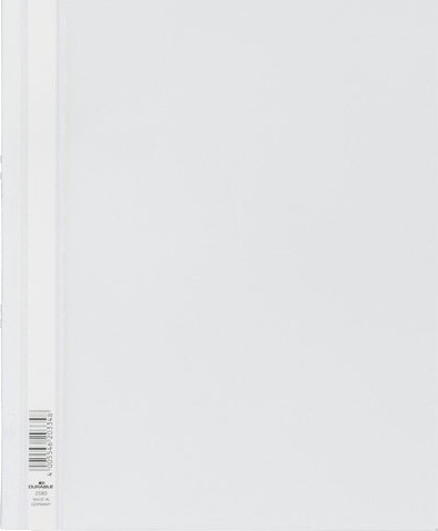 Durable 2580 02 Gjennomsiktig Hvit Pvc A4