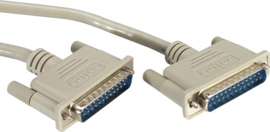 Roline 3 m Seriell RS-232 Kabel DB-25 Grå