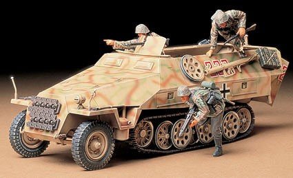 Tamiya 1/35 Sd.Kfz. 251/1 Ausf.D Militærmodell Byggesett