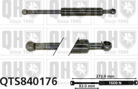 QUINTON HAZELL QTS840176 Baklukedemper