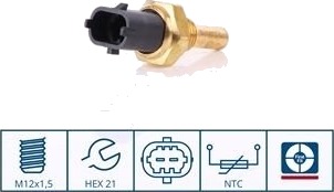 Sensor, motortemperatur NISSENS 207052