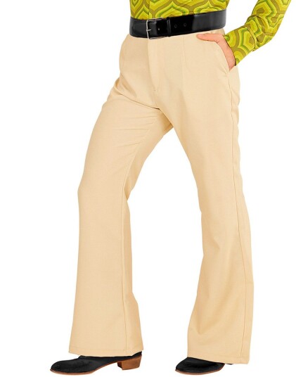 Boland Traciks Groovy Man, Beige 70Er Bukser WI09237 Boland Traciks Groovy Man, Beige 70Er Bukser WI09237