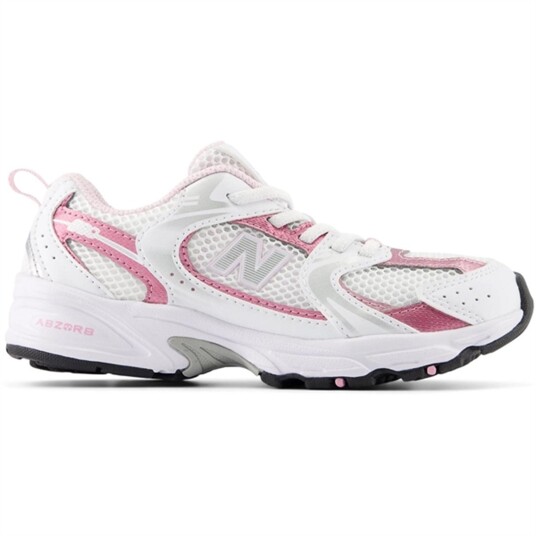 New Balance 530 Kids Bungee Lace Sneakers White 21