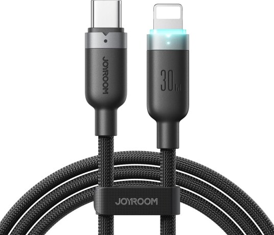 Joyroom S-A63 StarWay-serien hurtigladekabel USB-C - Lightning 1,2 m - Svart