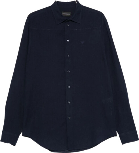Emporio Armani Herre Skjorter Blå XL,