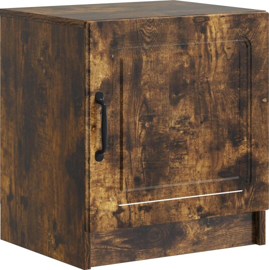 Nattbordskap Røkt Eik 43 x 34,5 x 47 cm Konstruert tre