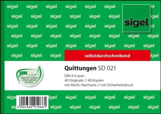 Sigel Sd021 Grønn A6 Q 80 Ark