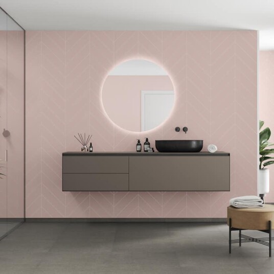 Baderomspanel Fibo 5218 M78 Dusky Pink Baderomspanel Fibo 5218 M78 Dusky Pink