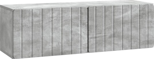  Vegghengt TV skap Betonggrå 98 x 31 x 30 cm Konstruert tre