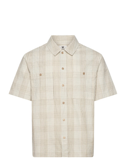 WOOD WOOD Wwcooper Ss Shirt 25336   Cream   L