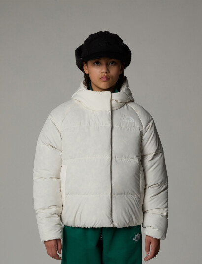 The North Face G North Down Hooded Jacket White 123-134 The North Face G North Down Hooded Jacket White 123-134