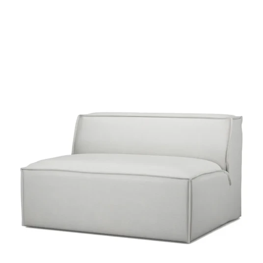 Riviera Maison The Jagger Midtmodul 125 cm washed cotton ash grey
