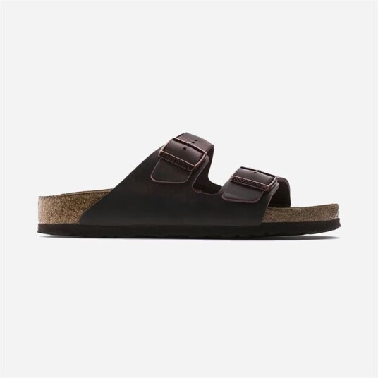 Birkenstock Men's Arizona Oiled Nubuck Leather Soft Footbed Regular 45 Man