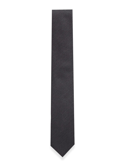 Lindbergh Black Structured Tie 7 Cm - Grey - ONE SIZE Lindbergh Black Structured Tie 7 Cm - Grey - ONE SIZE