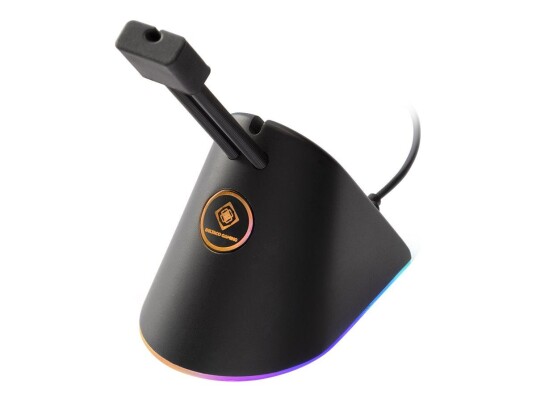 Deltaco Gaming GAM-044 Musebungee med RGB Belysning - Svart Deltaco Gaming GAM-044 Musebungee med RGB Belysning - Svart