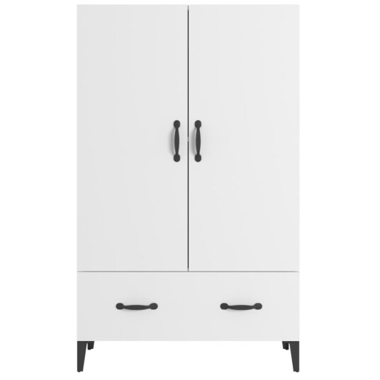 vidaXL Highboard hvit 70x31x115 cm konstruert tre