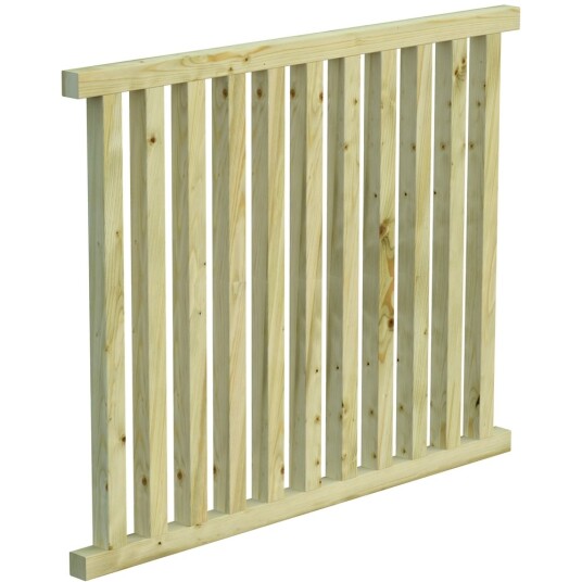 Palmako Terrasserekkverk siri impregnert 1110x890mm stendere 45x45