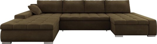 Gamal Sofa Dobbeldivan 4 seter   Brun