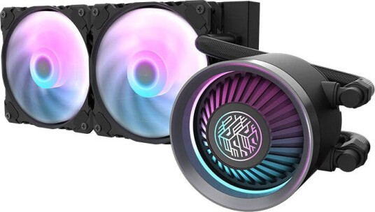 DarkFlash DN 240 CPU Vannkjøler 2x120mm ARGB kompatibel med Intel og AMD Sort