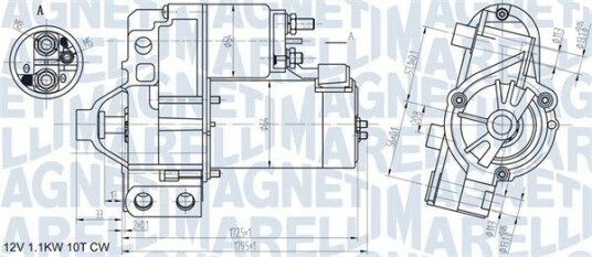 MAGNETI MARELLI 063721290010 Starter