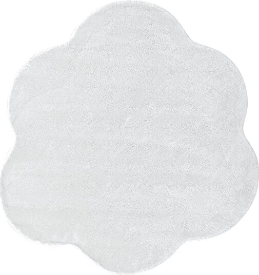 Rundt Bølgete Teppe Aranga Super Soft Fur hvit Størrelse: Ø 80 cm Rundt Bølgete Teppe Aranga Super Soft Fur hvit Størrelse: Ø 80 cm