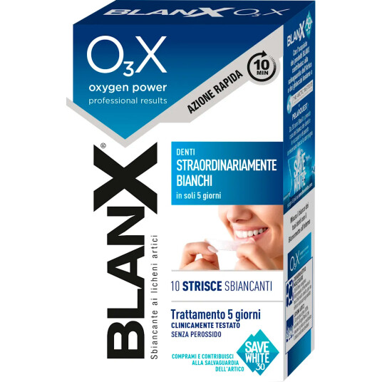 Tandblegningsstrimler BLANX O3X Oxygen Power Strips 10 stk. Tandblegningsstrimler BLANX O3X Oxygen Power Strips 10 stk.