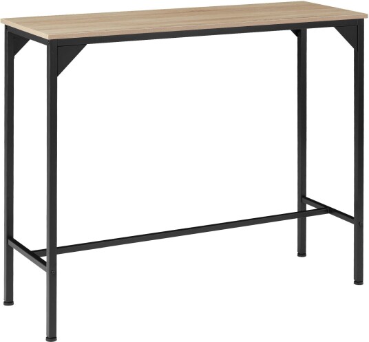 Tectake Barbord Kerry 120x40x100,5 cm - Industrielt lyst tre Sonoma eik
