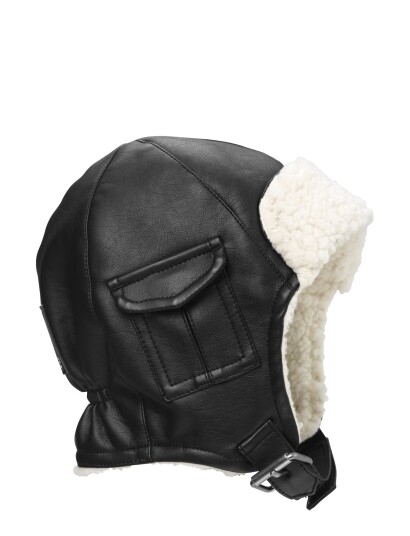 Elodie Details Winter Cap - Aviator Black - Black - 0-6MONTHS