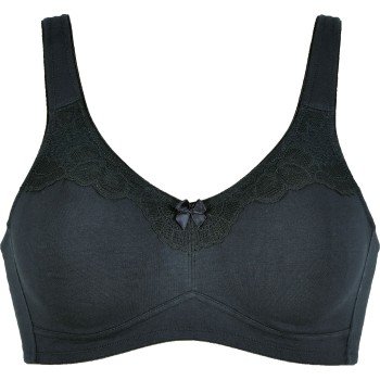 NATURANA BH Molded Cotton Soft Bra Svart bomull C 105 Dame