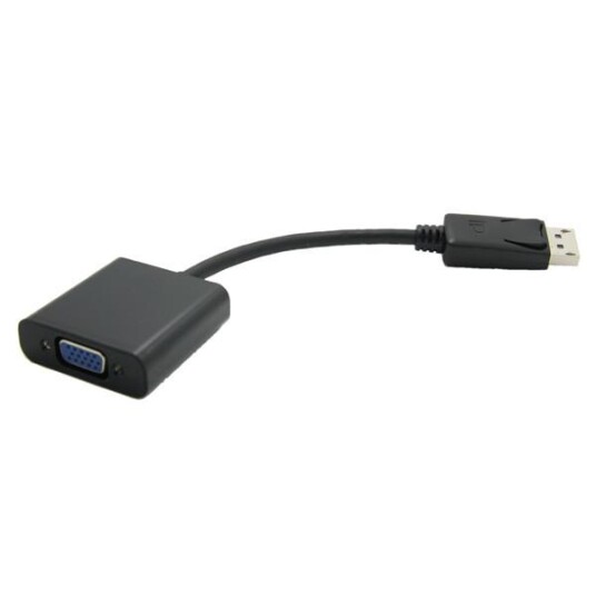 Value Adapterkabel DisplayPort Han til VGA Hunn Value Adapterkabel DisplayPort Han til VGA Hunn