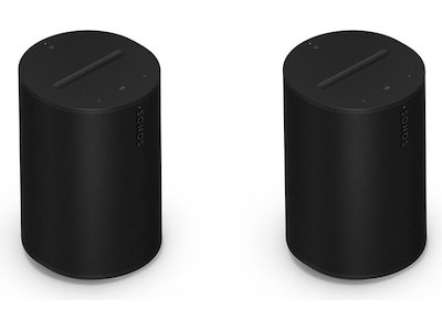 Sonos Era 100 Trådløs Høyttaler sort 2 pack